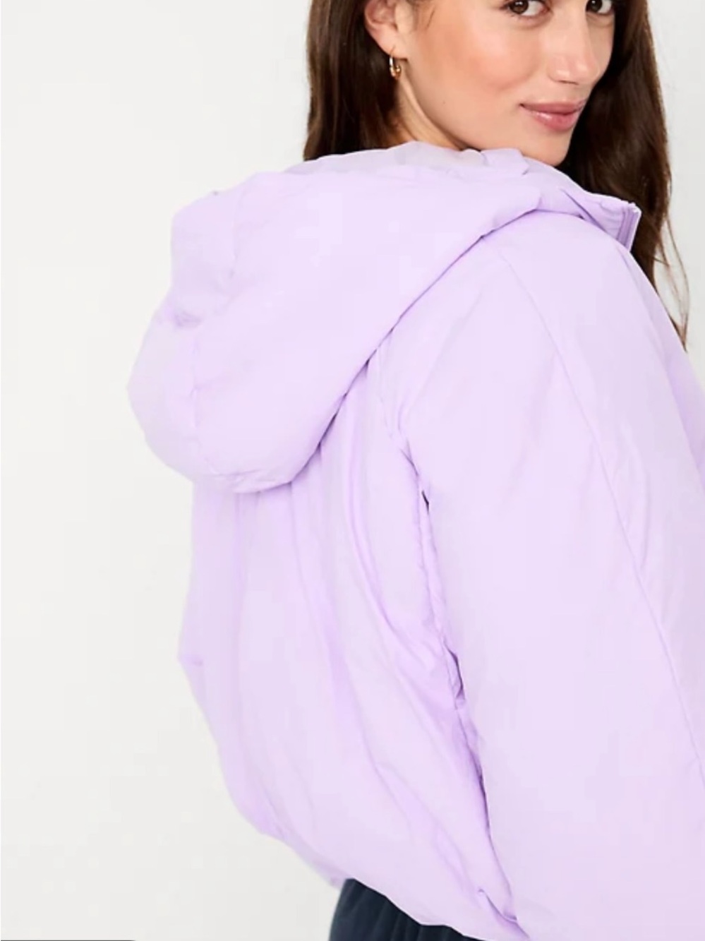 Puffer cloud lavender jacket - Picture 3 of 6